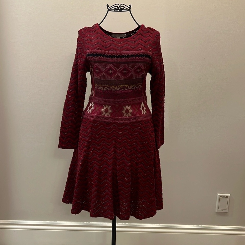Cecilia Prado Luiza Sweater Dress by Anthropology New Without Tags